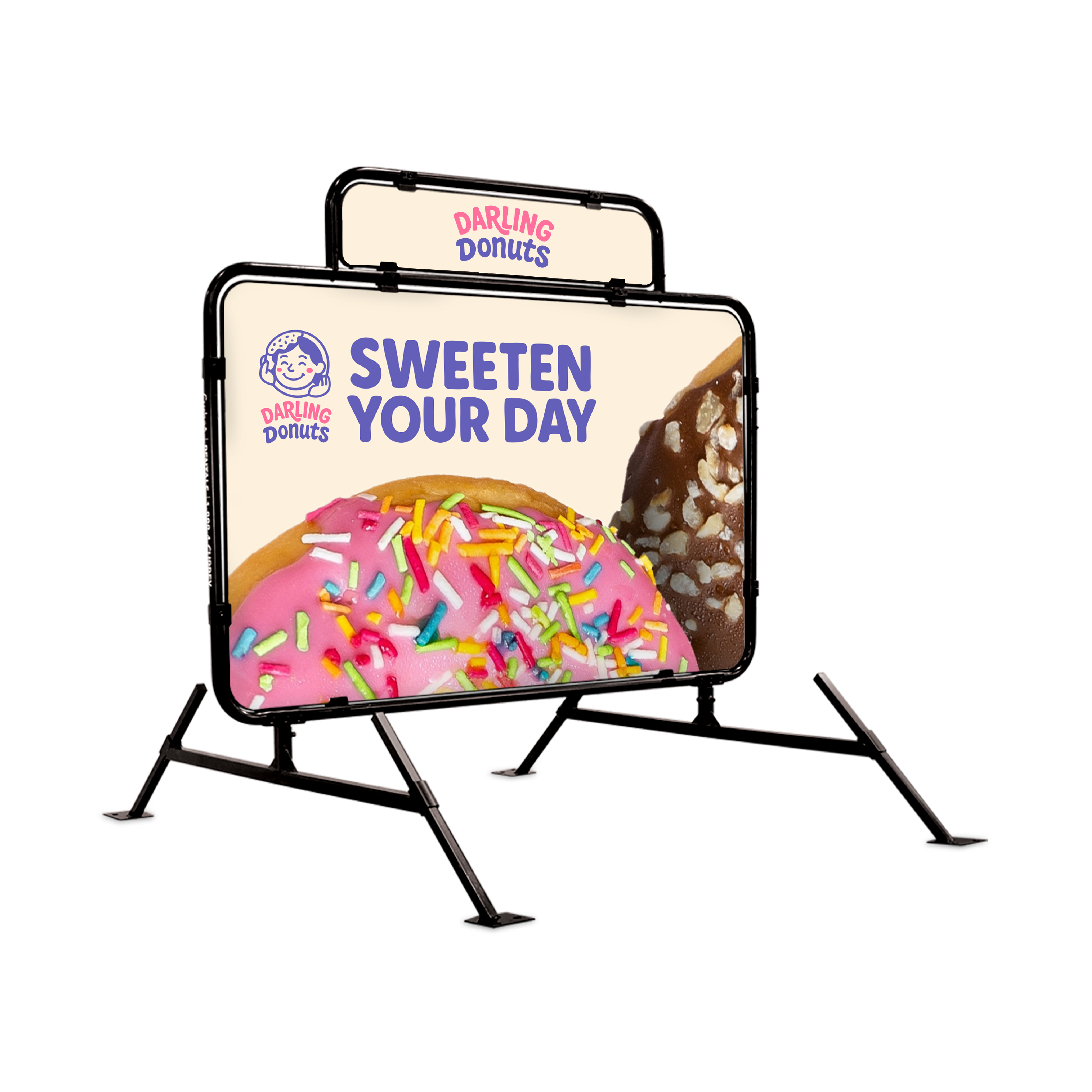 Mini B portable sign